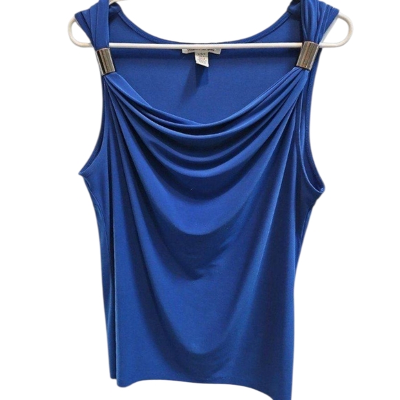 Kenneth Cole New York Tops - Kenneth Cole New York Royal Blue Tank Top SZ L